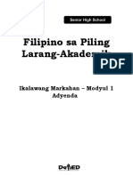 IKALAWANG MARKAHAN - Modyul 1 - Linggo1 PDF