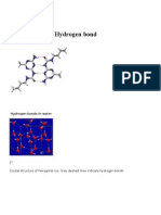An Example of Intermolecular Hydrogen Bonding in A Self