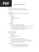 Lesson Plan: Science Grade 7