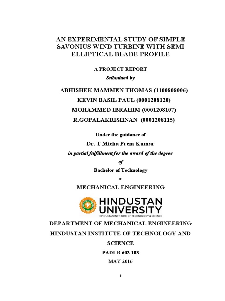 An Experimental Study of Simple Savonius Wind Turbine With Semi ...