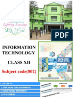 Information Technology (802) - Class 12 - Lesson 3. Fundamentals of Java Programming - Part 3