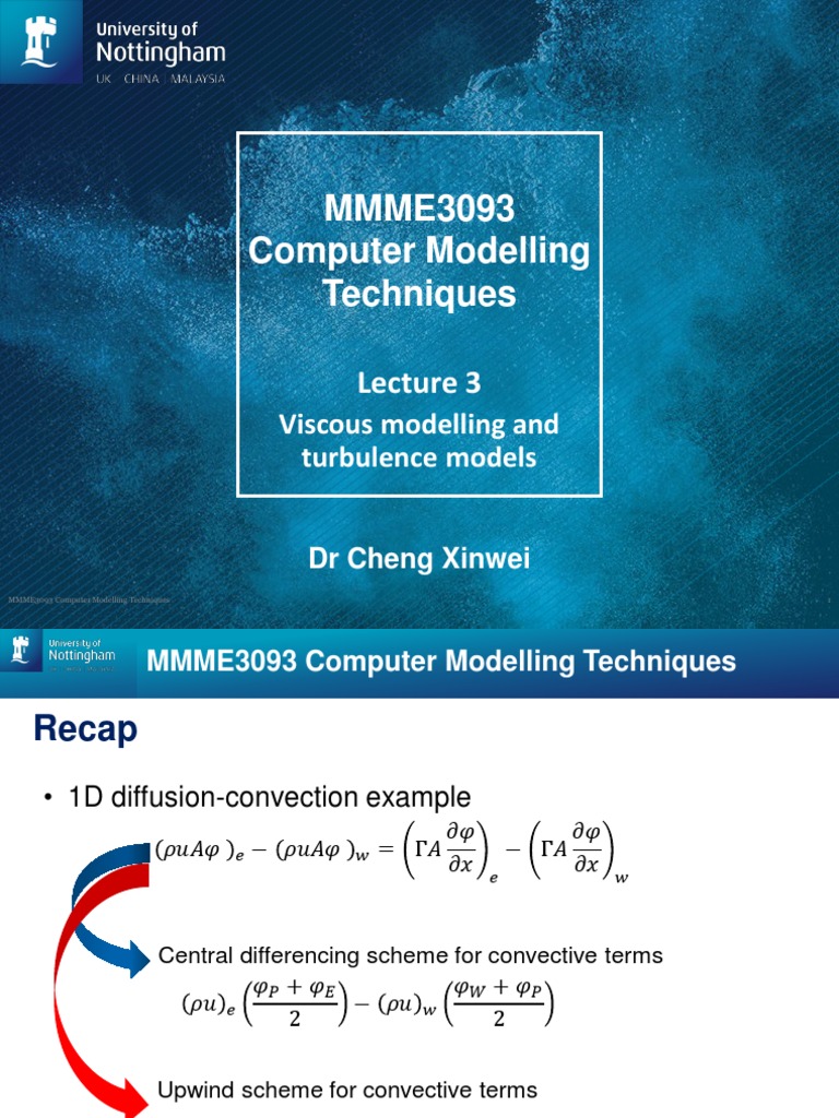 Viscous Modelling & Turbulence Techniques | PDF | Turbulence | Reynolds ...
