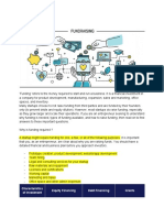 Fundraising: Characteristics of Investment Equity Financing Debt Financing Grants