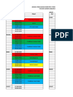 Jadwal Kuliah Semester 3 DIII Farmasi 2020