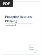 Enterprise Resource Planning: Assignment-2