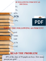 Write The Following Percent As Decimal