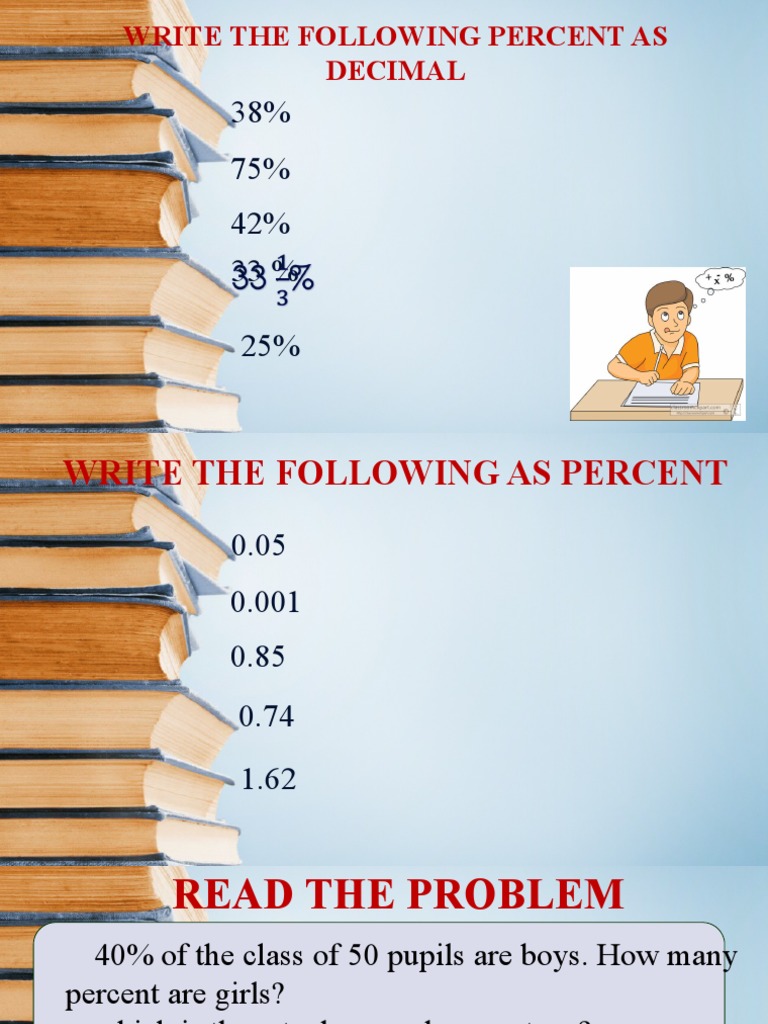 Percent to Decimal Conversion Guide | PDF | Career & Growth | Teaching ...