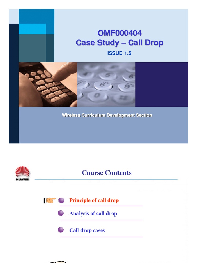 Case Analysis-Call Drop ISSUE1.5 | PDF | Electromagnetic Interference ...