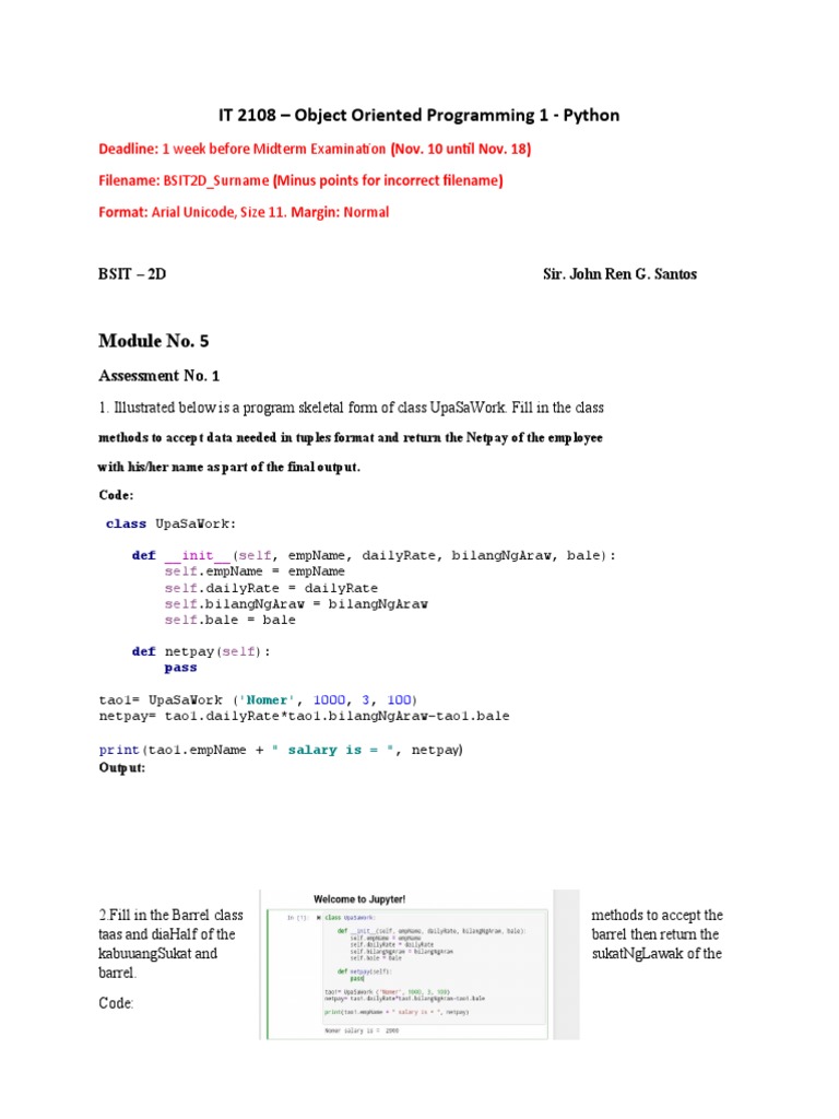 Object Oriented Programming in Python: Calculating Employee Salary ...