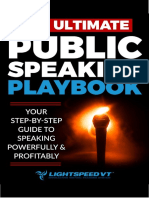 The Ultimate Public Speaking Playbook: The Experts Guide To Selling Different, Selling Better, and Selling More!