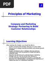 Principles of Marketing: Company and Marketing Strategy: Partnering To Build Customer Relationships