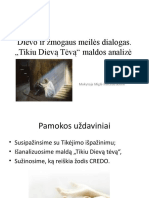 Dievo Ir Žmogaus Meilės Dialogas