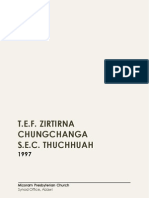TEF Zirtirna Chungchanga SEC Thuchhuah 1997