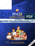 MAPEH (Physical Education) G7: Quarter 2