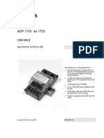 ACP 1703 Ax 1703 CM-0843: Bus Interface Ax-PE 4x USB