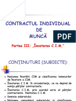 Curs 7 (III) - CIM. Încetarea