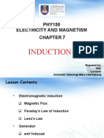 PHY150 Electricity and Magnetism: Induction