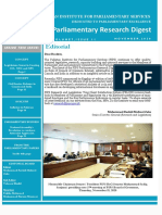 Parliamentary Research Digest: Editorial