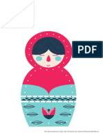 Matryoshka Printable PDF