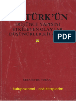 2124-Ataturkun Dushunce Yapisini Etgileyen Olaylar-Dushunurler - Kitablar-Sherafetdin Turan-1982-82s PDF