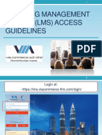 LMS System Access Guidelines (VCSB) - CFA Program ME & Videos