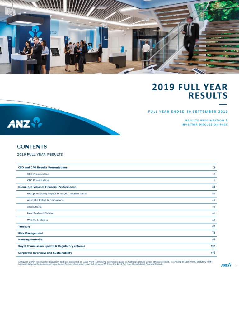 ANZ ANnual Report Download Free PDF Banks Capital Requirement