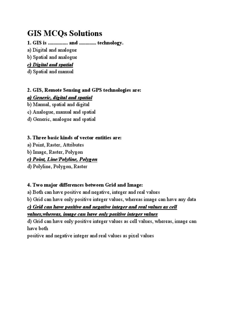 Vector vs. Raster Data in GIS | PDF | Geographic Information System ...