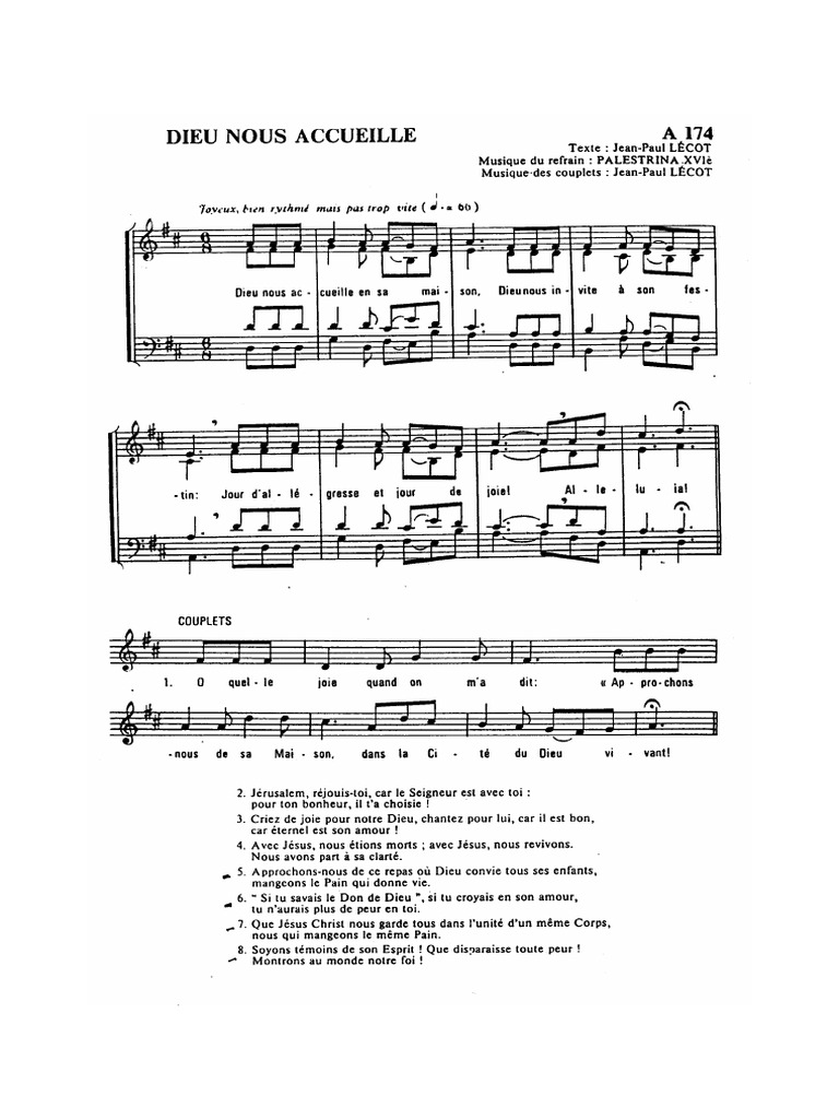 Dieu Nous Accueille en Sa Maison PDF