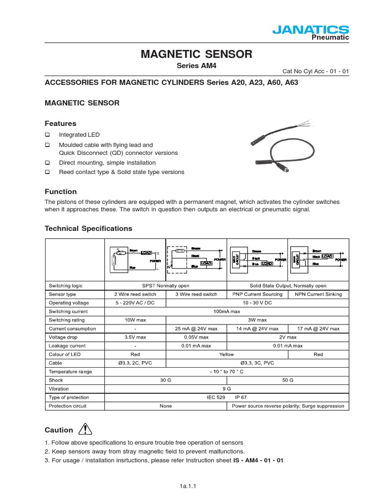 Magnetic Sensor Connectors Overview | PDF | Switch | Electrical Connector