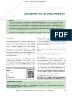 Intraoperative Fluid Management Past and Future, Where Is The