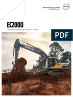 Catálogo Técnico Escavadeira de Esteiras Volvo EC200D