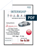 SolidWork Internship