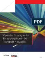 Operator Strategies For Disaggregation in 5G Transport Networks