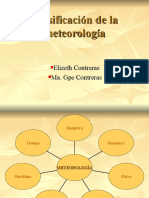 Clasificacin de la meteorologa