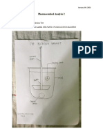 Pharmaceutical Analysis 2: Draw and Label The Parts of Dissolution Machine