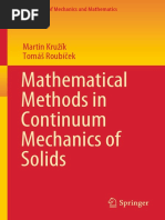 Book - 2019 - M Kružík - Mathematical Methods in Continuum Mechanics of Solids