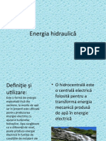 Energia Hidraulică