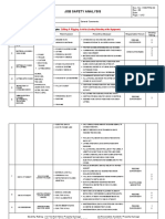 Job Safety Analysis for Lifting & Rigging Activity