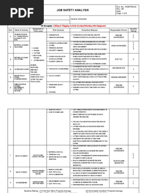 JSA-for Lifting Activity by Crane