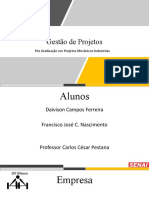 Gestão de Projetos de Aparelhos de Academia