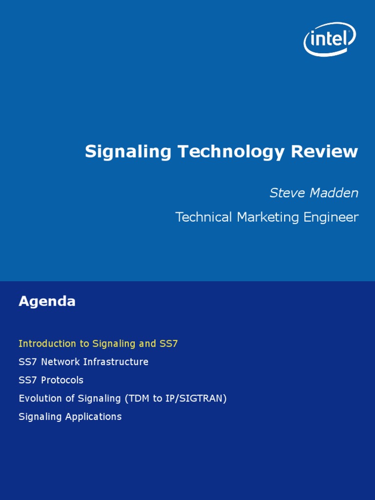 Signaling Technology Review | PDF | Session Initiation Protocol ...