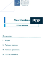 Algorithmique - Tableaux PDF