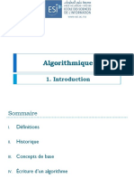 Algorithmique - Introduction PDF