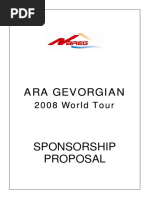 Ara Gevorgian: 2008 World Tour