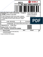 Shipping - Label - SiCepat REG - 1