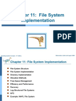Chapter 11: File System Implementation: Silberschatz, Galvin and Gagne ©2009 Operating System Concepts - 8 Edition