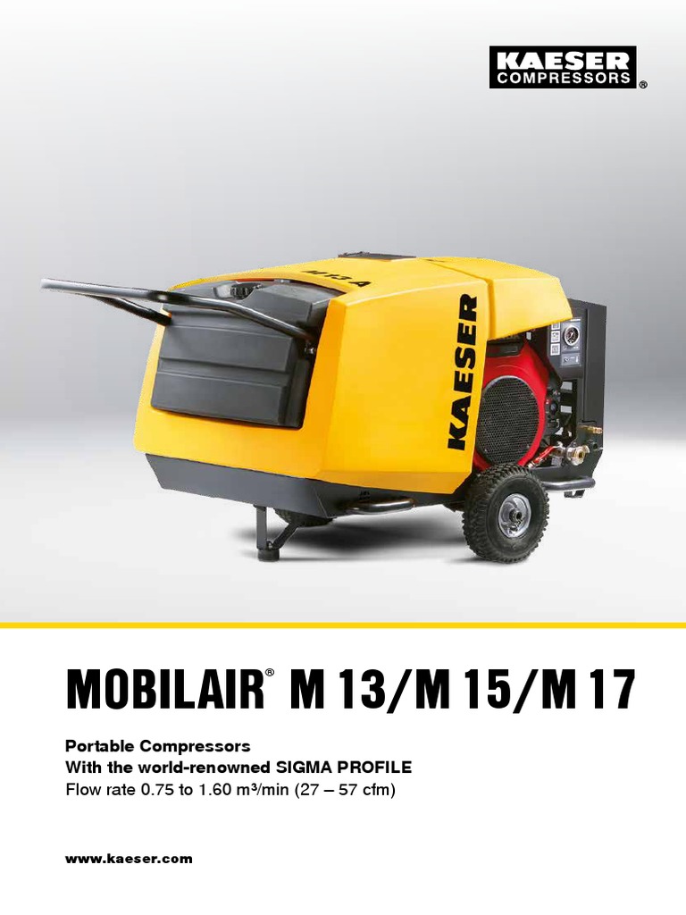 Kaeser m17 Compresor PDF | PDF | Engines | Electric Motor