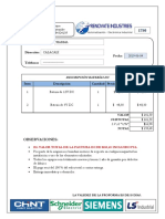 Proforma Baterias DC