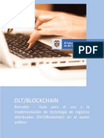 Guía para El Uso y La Implementación de Tecnología de Registros Distribuidos (DLT Blockchain) en El Sector Público PDF