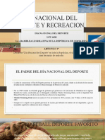 Dia Nacional Del Deporte y Recreacion